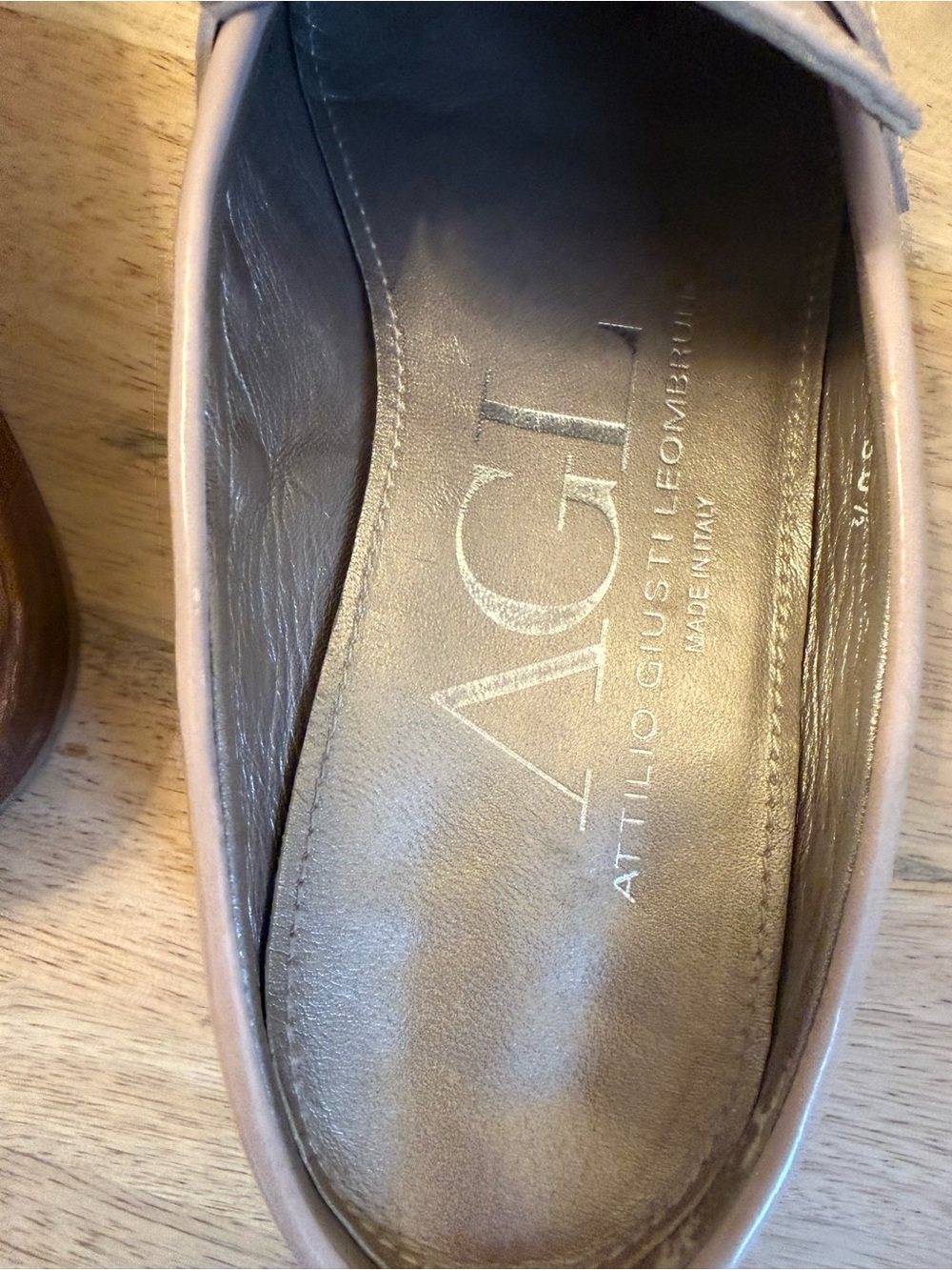 AGL Women's Slip-On Mules in Pale Pink Leather Size 36 1/2 - Picture 16 of 16